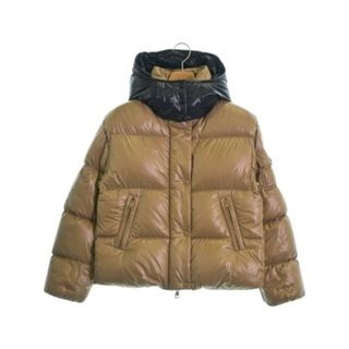 モンクレール(MONCLER)のMONCLER ダウンジャケット/ダウンベスト 00(XXS位) ベージュ 【古着】【中古】(ダウンジャケット)