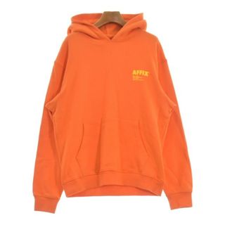 アフィックス(AFFIX)のAFFXWRKS アフィックスワークス パーカー M オレンジ 【古着】【中古】(パーカー)