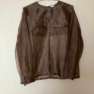 6 (ROKU) - 6 ROKU COTTON STRIPE BACK OPEN SHIRTシャツの通販 by