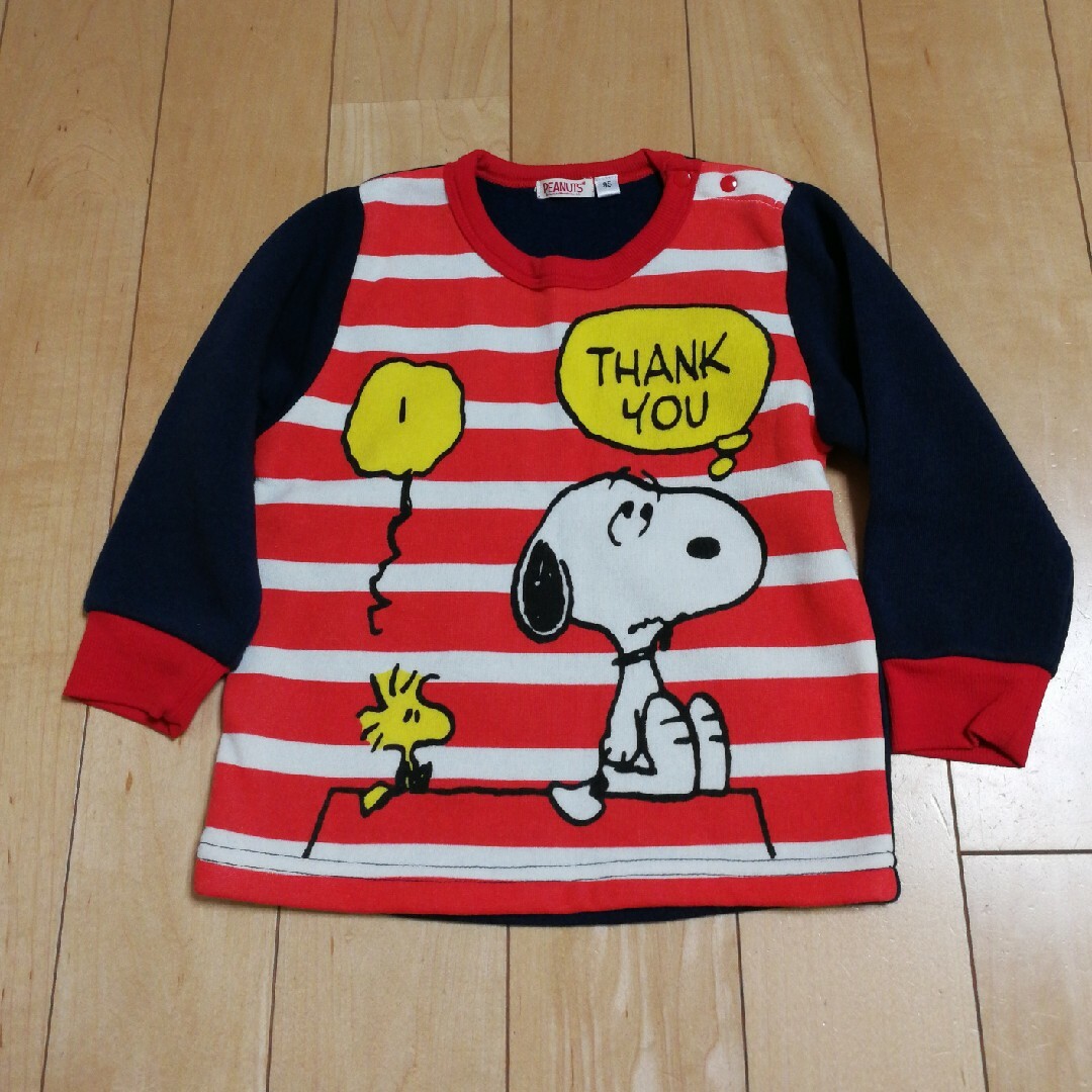 SNOOPY(スヌーピー)のスヌーピー　フリース　95 キッズ/ベビー/マタニティのキッズ服男の子用(90cm~)(Tシャツ/カットソー)の商品写真