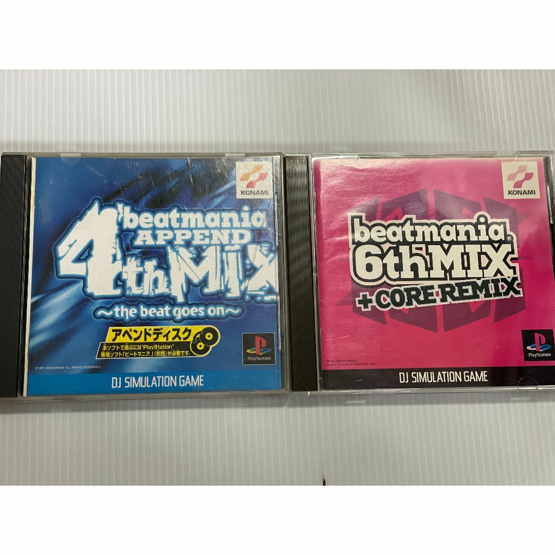 PS　beatmania　append4thMIX、6thMIX+CORERゲームソフト/ゲーム機本体