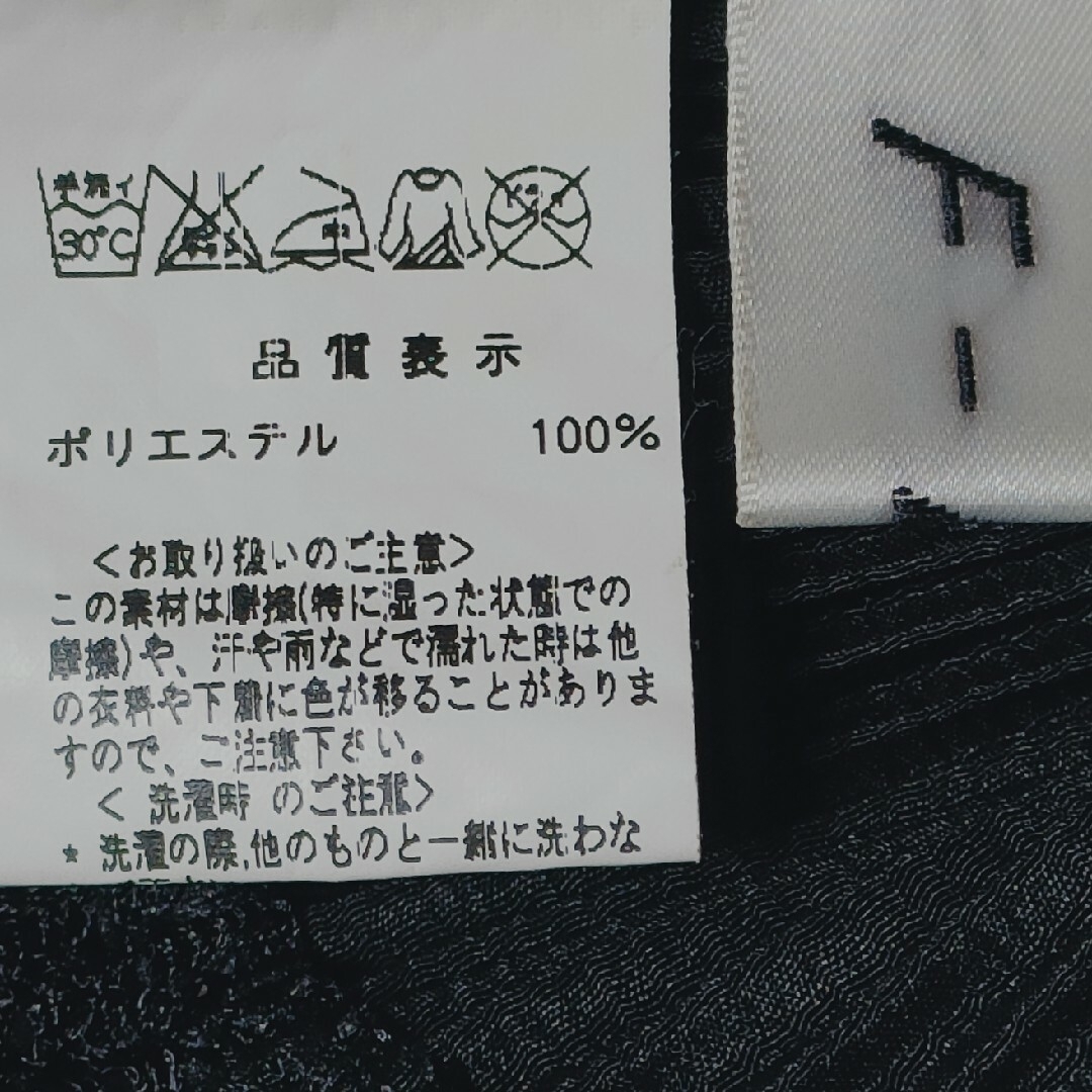 り様専用　ブラウス　黒、プリーツ生地 レディースのトップス(シャツ/ブラウス(長袖/七分))の商品写真