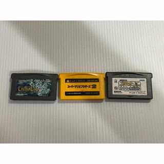 ゲームボーイアドバンス(ゲームボーイアドバンス)の中古GBA　タクティクスオウガ、スーマリ２、サカつく　のセット　★希少★(家庭用ゲームソフト)