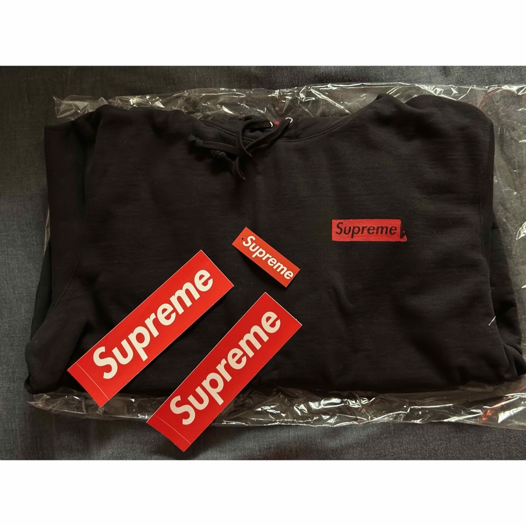 Supreme Instant High Patches Hooded 黒 L