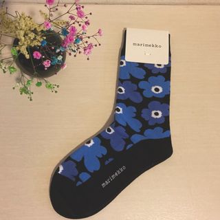 マリメッコ(marimekko)の[新品] marimekko マリメッコ   ウニッコ柄ソックス(ソックス)