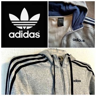 オリジナルス(Originals（adidas）)のadidas／アディダスオリジナルス メンズ フード付ジップジャケット Mサイズ(パーカー)