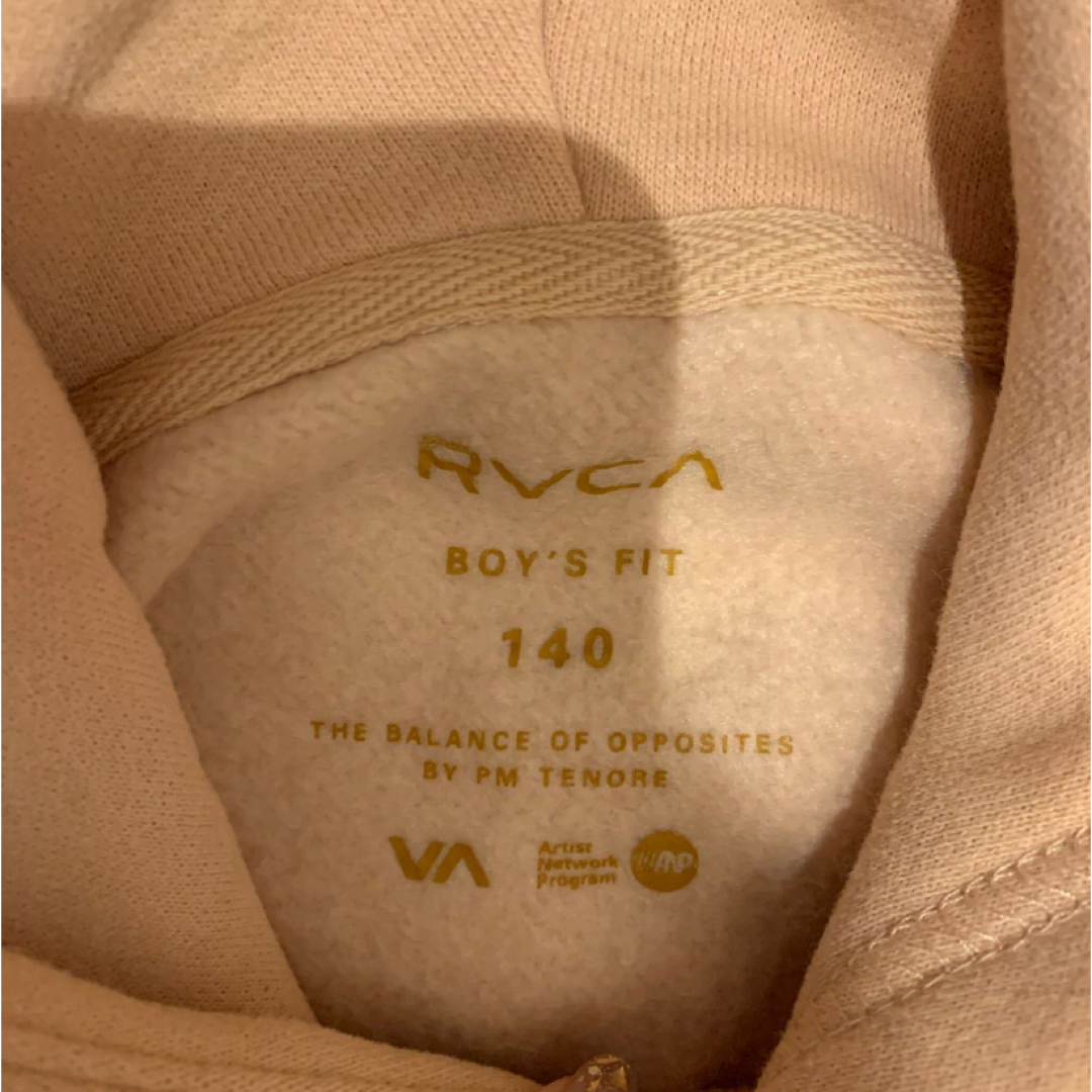 RVCA(ルーカ)のRVCA パーカー スウェット フーディー　キッズ　140 ムラスポ キッズ/ベビー/マタニティのキッズ服男の子用(90cm~)(Tシャツ/カットソー)の商品写真