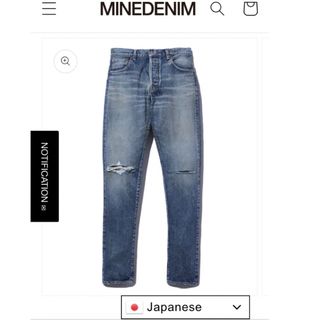 MINEDENIM - MINEDENIM L.Straight 5pocket USD 36デニム新作の通販 by