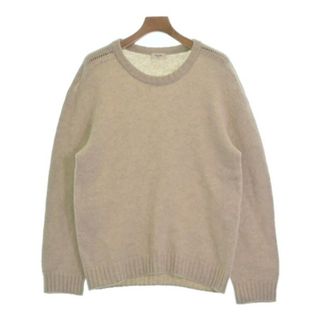 【美品】セリーヌ ラメ ストライプ ボートネック シルク ブラウス M ブラウン