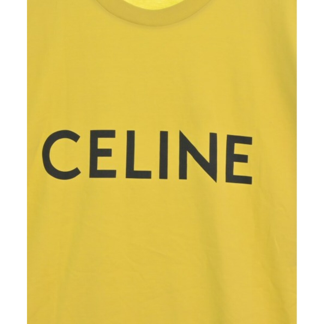 celine(セリーヌ)のCELINE セリーヌ Tシャツ・カットソー L 黄 【古着】【中古】 メンズのトップス(Tシャツ/カットソー(半袖/袖なし))の商品写真