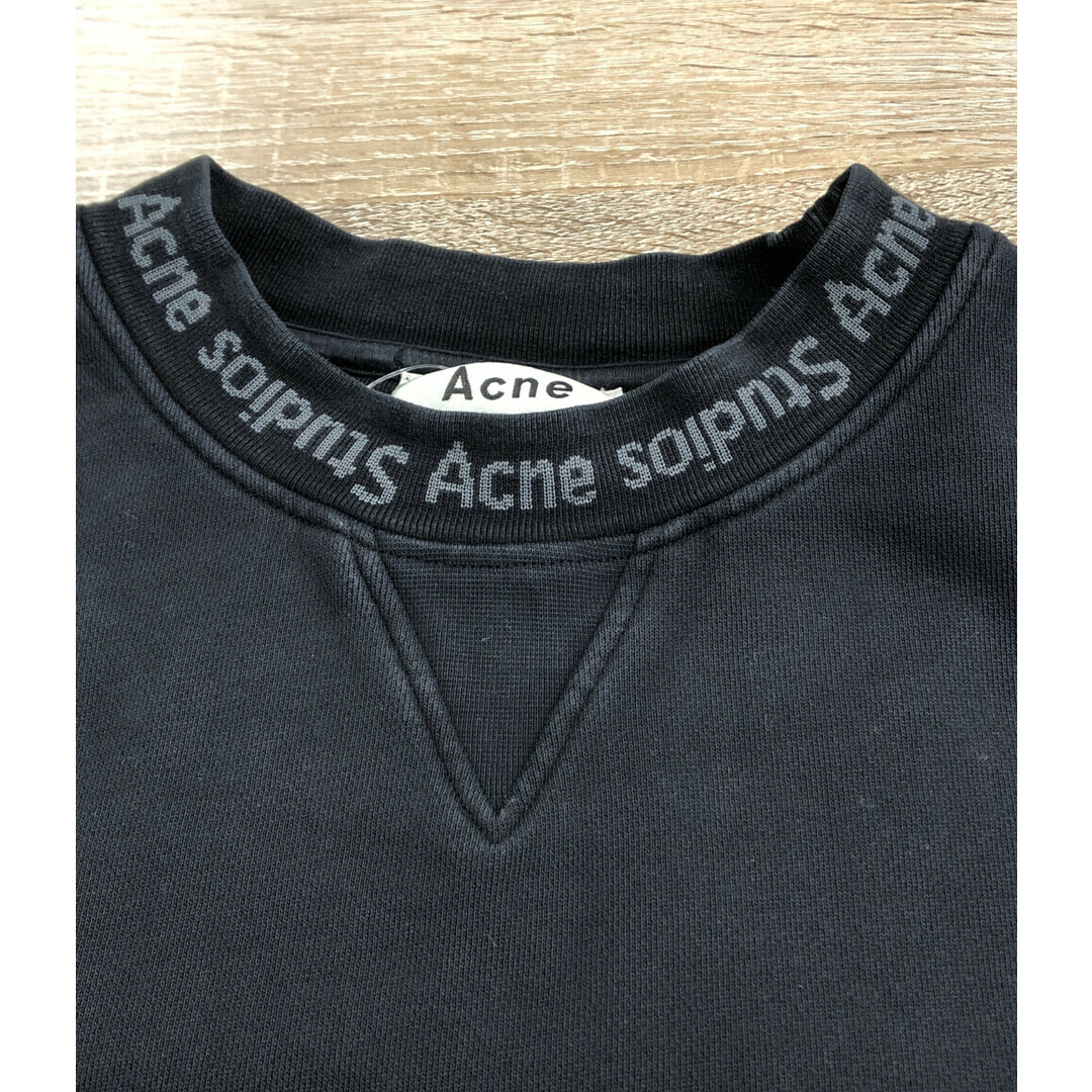 ACNE STUDIOS アクネストゥディオズ FLOGHO クルーネック スウェット ブラック系 XXL