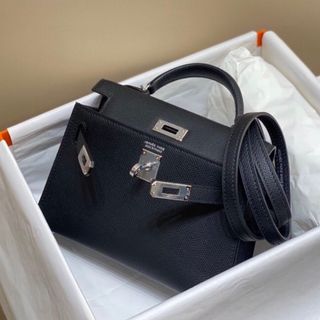 エルメス HERMES ピコタンロック MM クレヴェット トリヨン Q刻印 2013年 シルバー金具 8237