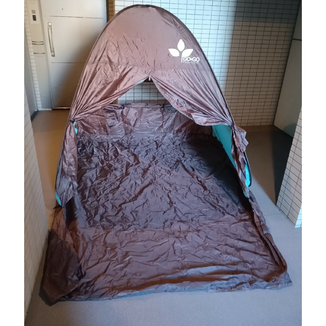 ポップアップテント サンシェード テント 130cm ワンタッチテント 簡易 スポーツ/アウトドアのアウトドア(テント/タープ)の商品写真