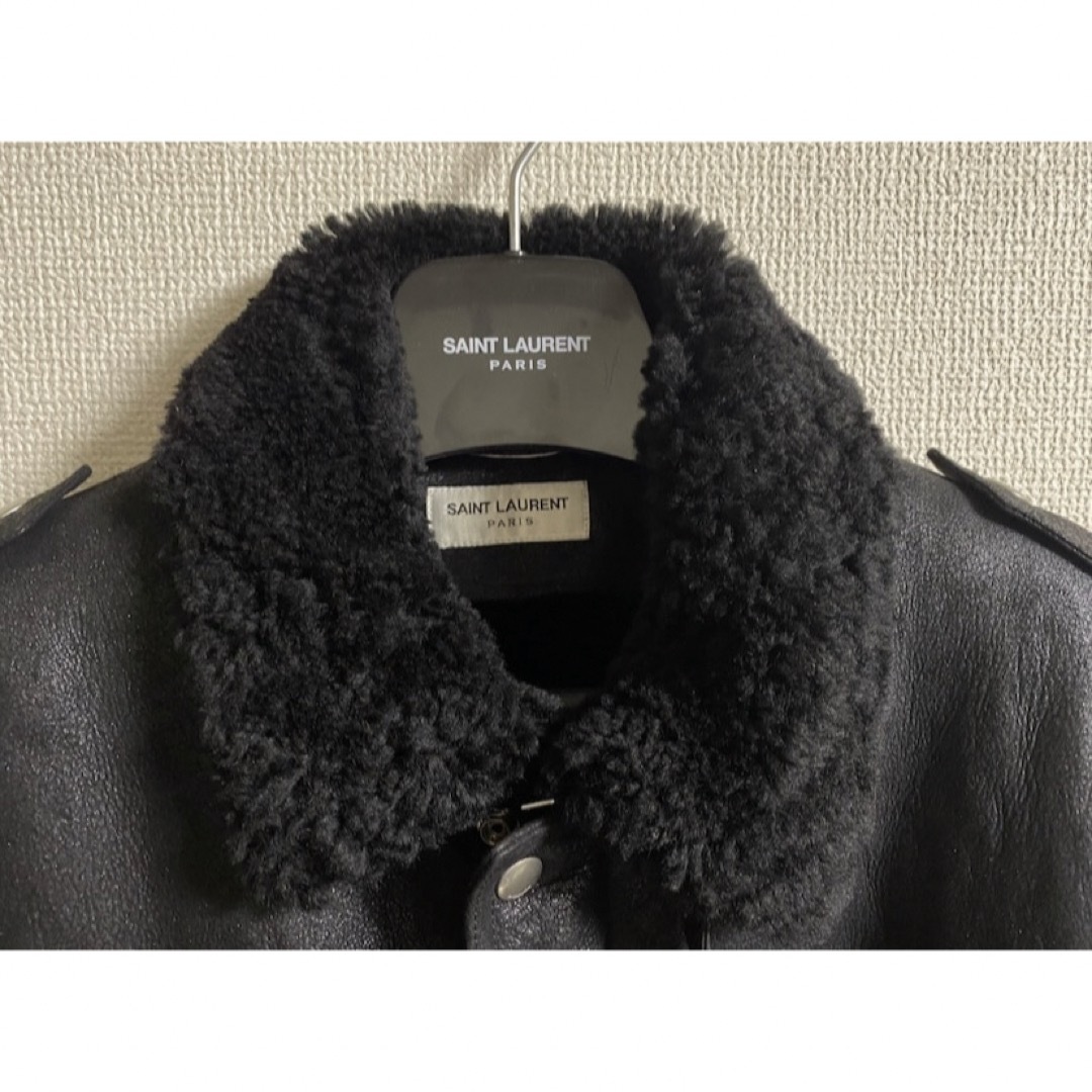 saint laurent paris 15AW ムートンレザージャケット