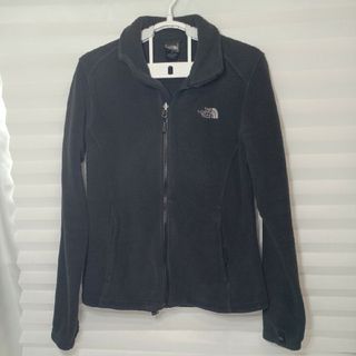 ザノースフェイス(THE NORTH FACE)の76♪US古着ザ・ノースフェイスフリースジャケットブラックUS-M日本L(ナイロンジャケット)