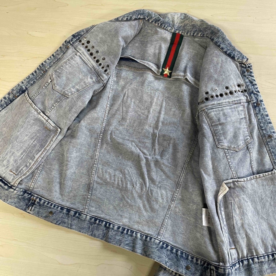 デニムジャケット 虎 刺繍の通販 by cham's store|ラクマ デニムジャケット 虎 刺繍の通販 by cham's store|ラクマ