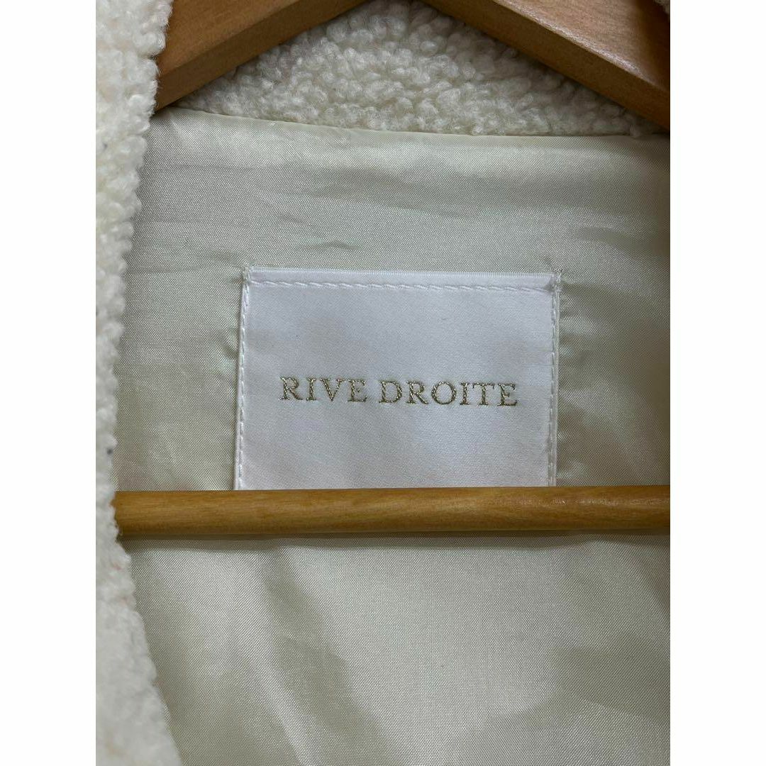 RIVE DROITE(リヴドロワ)のRIVE DROITE ボアライダースジャケット 1120 レディースのジャケット/アウター(ライダースジャケット)の商品写真