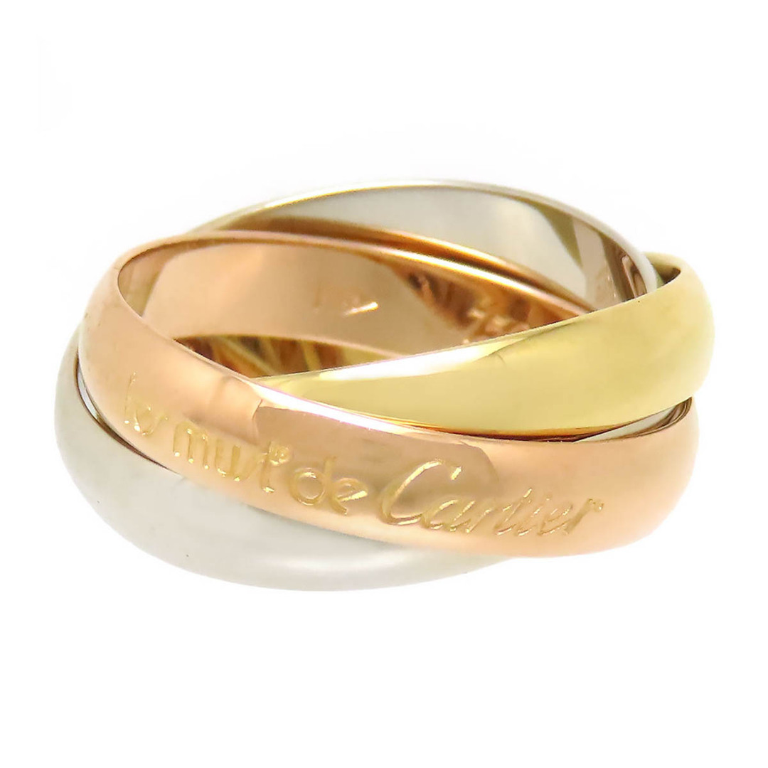 Cartier - カルティエ トリニティ リング #49 750 (K18PG K18YG K18WG
