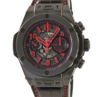 ウブロ(HUBLOT)のウブロ  ビッグバン ウニコ オールブラック レッド 411.CI.11(腕時計(アナログ))