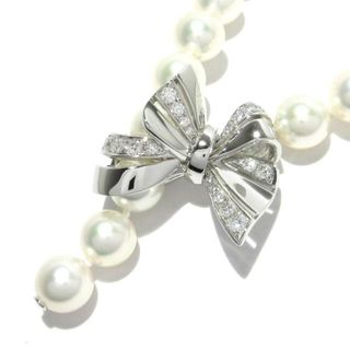 ミキモト(MIKIMOTO)のミキモト ネックレス美品  - アイボリー(ネックレス)