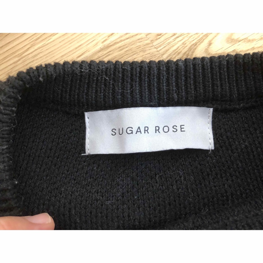 【SUGAR ROSE】ニット　モノトーン レディースのトップス(ニット/セーター)の商品写真