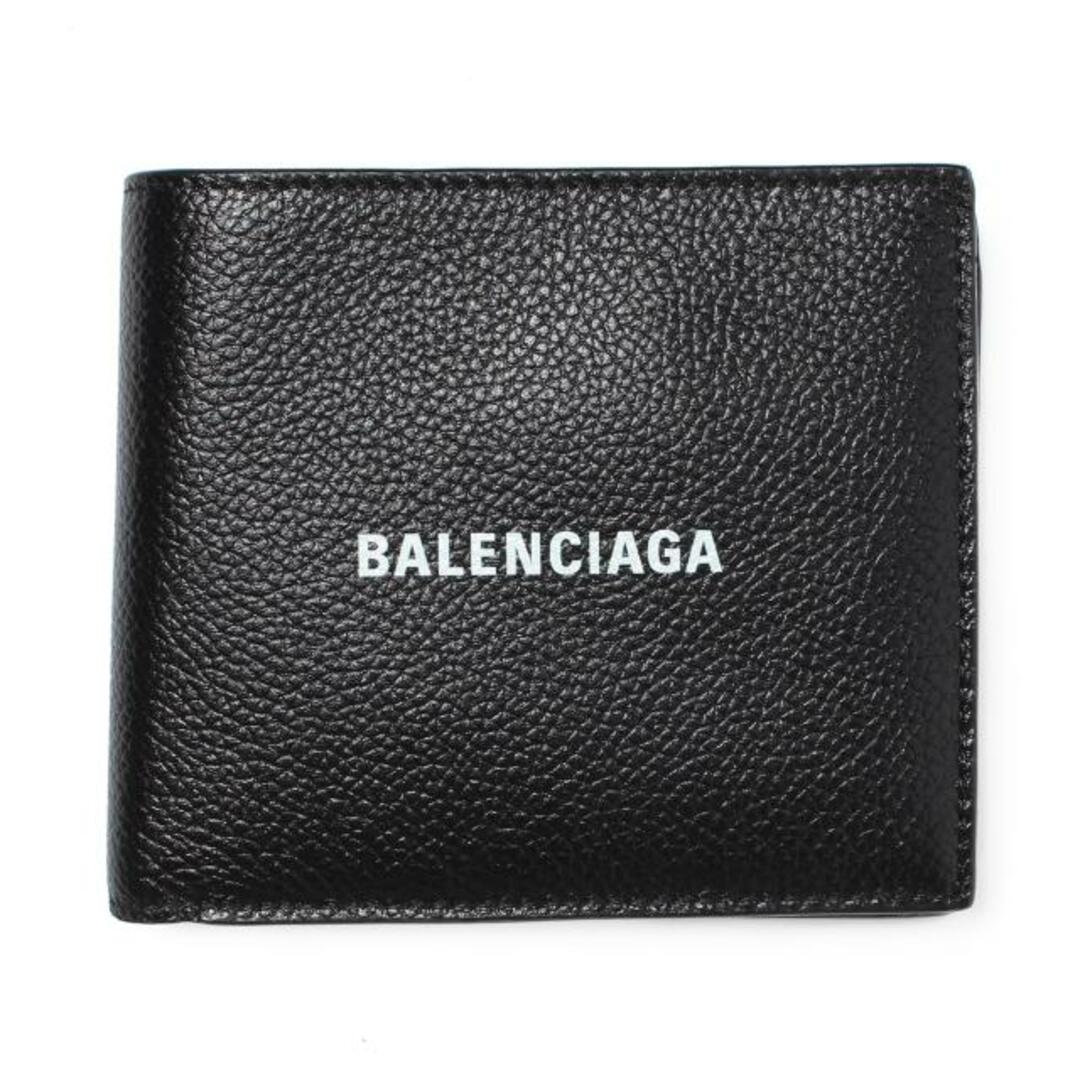 新品　バレンシアガ　二つ折り　財布　メンズ　黒