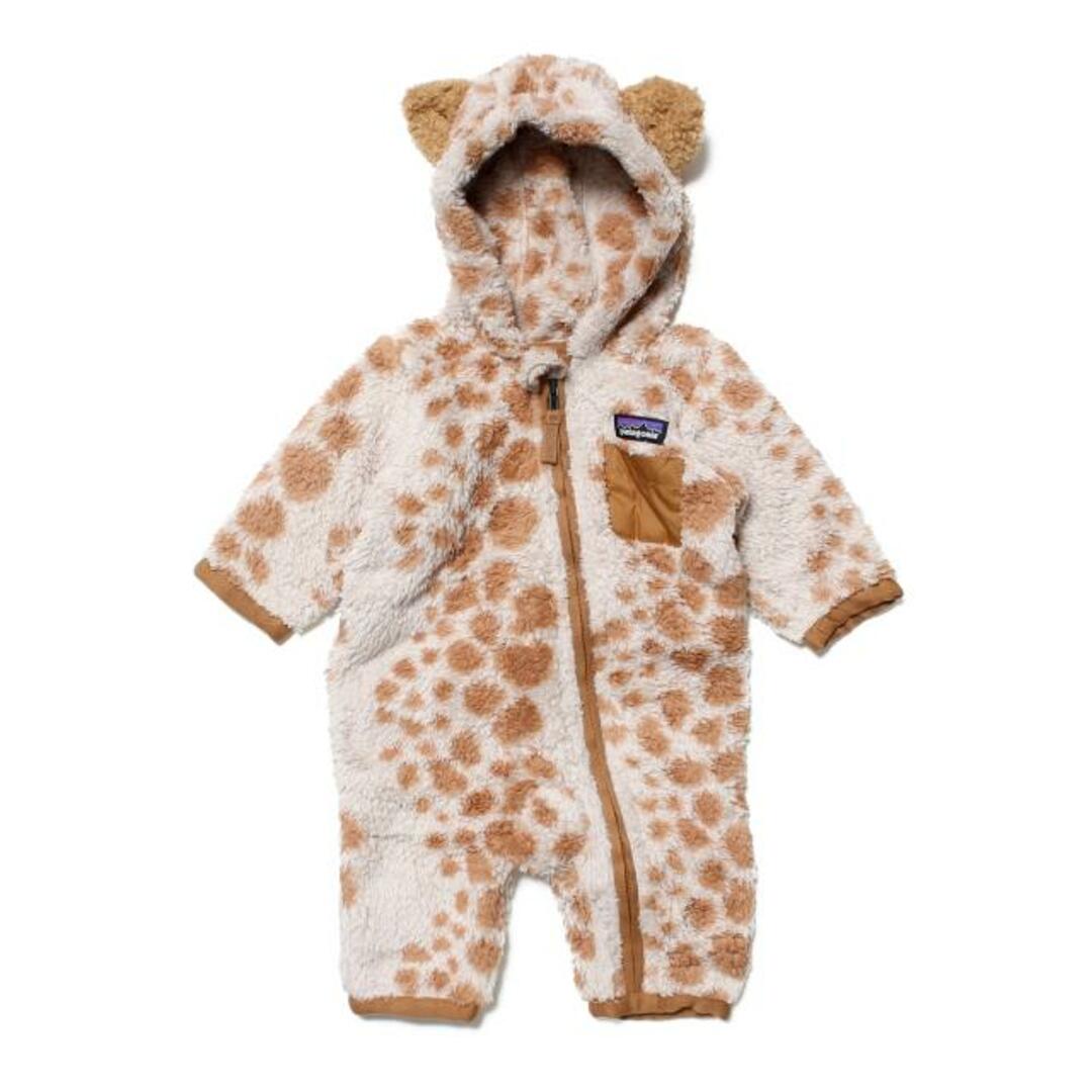 【新品未使用】 patagonia パタゴニア フリース ロンパース 着ぐるみ ベビー キッズ BABY FURRY FRIENDS BUNTING 60985 【12M(12ヶ月)/VENADO/SHROOM TAUPE】cm3M