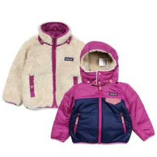 パタゴニア(patagonia)の【新品未使用】 patagonia パタゴニア ジャケット フーディー ベビー キッズ BABY REVERSIBLE TRIBBLES HOODY 61160 【2T(2歳)/SOUND BLUE】(その他)