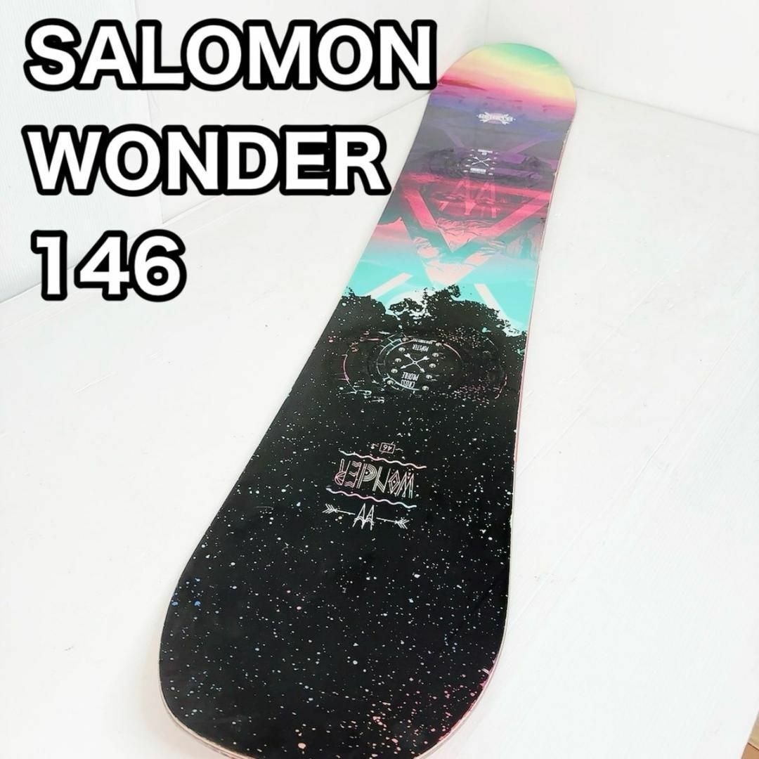 美品SALOMONサロモン　スノーボード146cm 22-23モデル