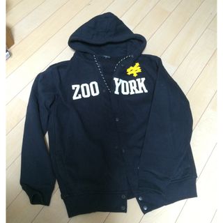 ズーヨーク(ZOO YORK)の【ZOO YORK】フロントボタン　ヘビーウェイトパーカー(パーカー)