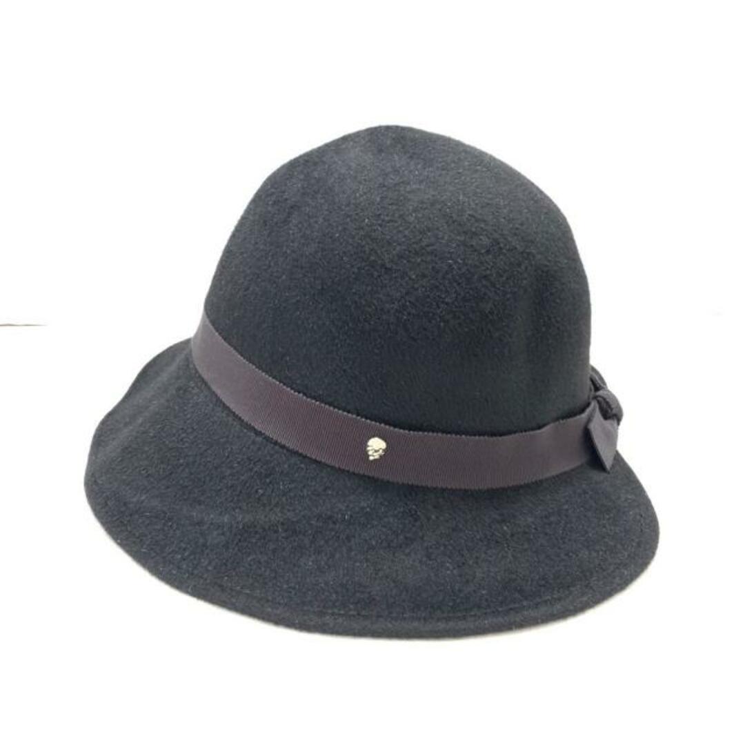 HELEN KAMINSKI(ヘレンカミンスキー)のヘレンカミンスキー ハット - 黒 ラビット レディースの帽子(ハット)の商品写真