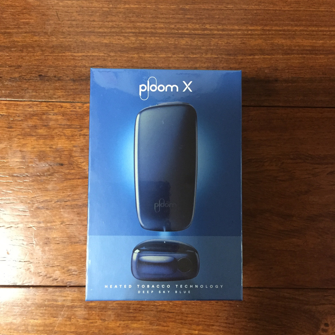 PloomTECH(プルームテック)のploom X スターターキット ディープスカイブルー 新品未開封 メンズのファッション小物(タバコグッズ)の商品写真