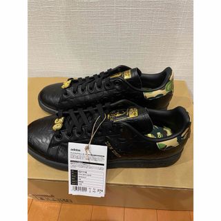 アディダス(adidas)のBAPE adidas スタンスミス 27cm 黒(スニーカー)