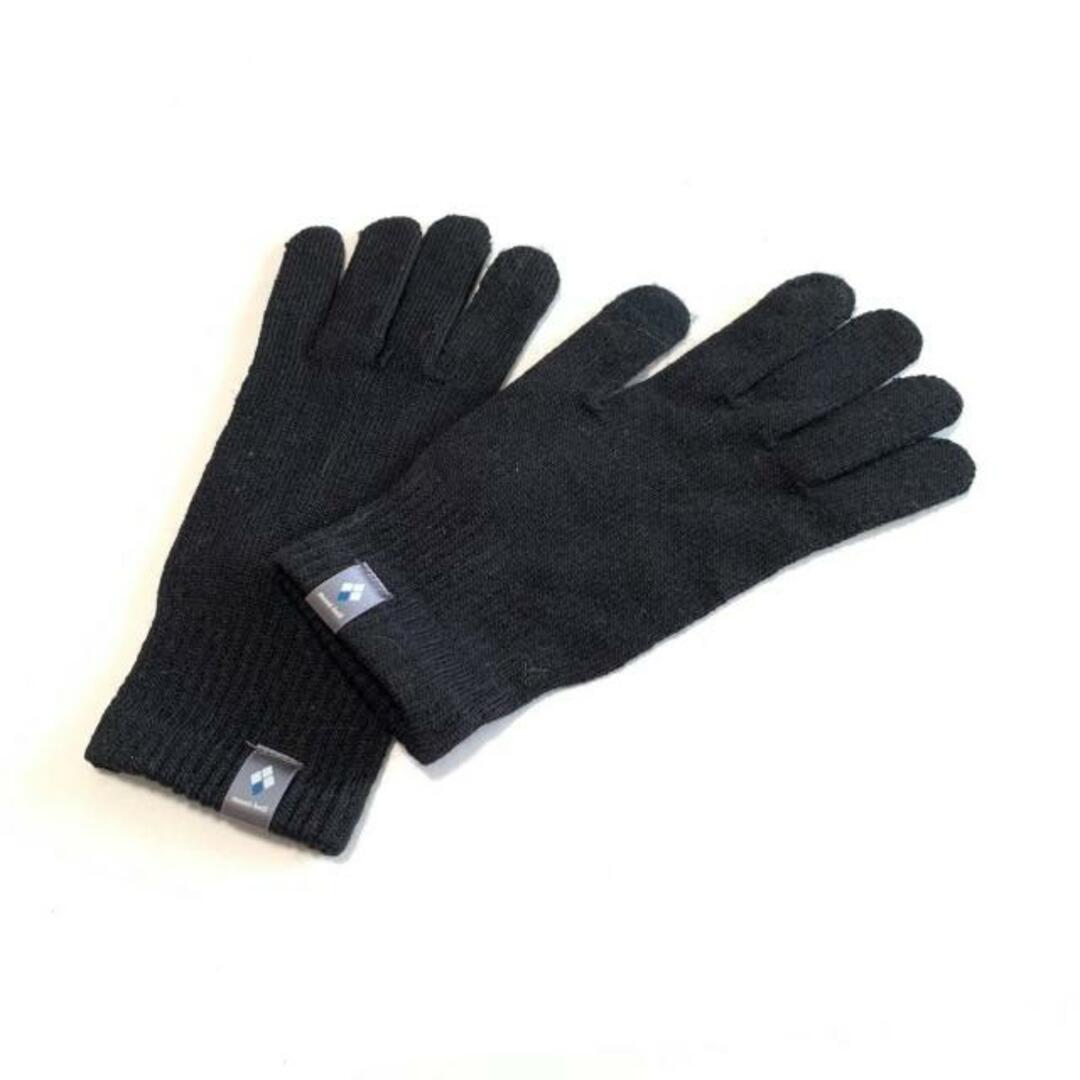 ファッション小物モンベル 手袋 レディース - 黒 コットン