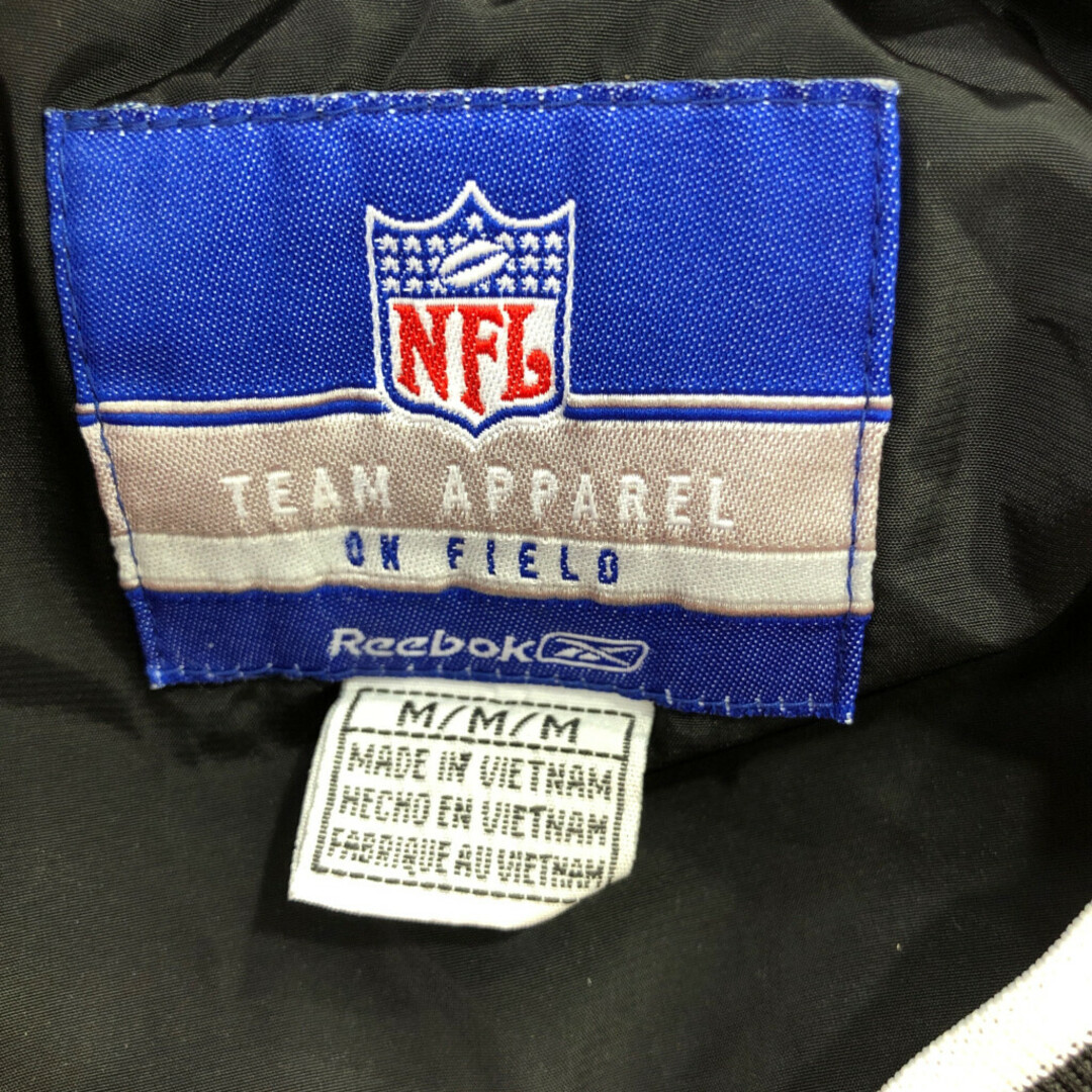 Reebok(リーボック)のReebok リーボック NFL アトランタ・ファルコンズ プルオーバー ジャケット プロチーム アメフト ブラック (メンズ M) 中古 古着 P0457 メンズのジャケット/アウター(その他)の商品写真