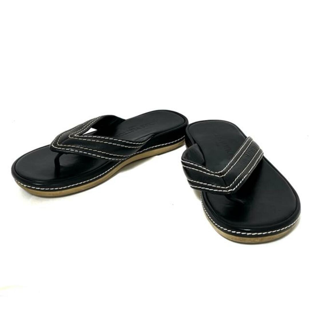 LOUIS VUITTON(ルイヴィトン)のルイヴィトン ビーチサンダル 36 1/2 - 黒 レディースの靴/シューズ(サンダル)の商品写真