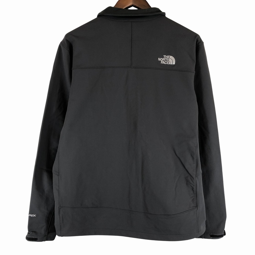 THE NORTH FACE(ザノースフェイス)のTHE NORTH FACE ノースフェイス ソフトシェルジャケット アウトドア キャンプ アウター 防寒 グレー (メンズ L) 中古 古着 P0479 メンズのジャケット/アウター(その他)の商品写真