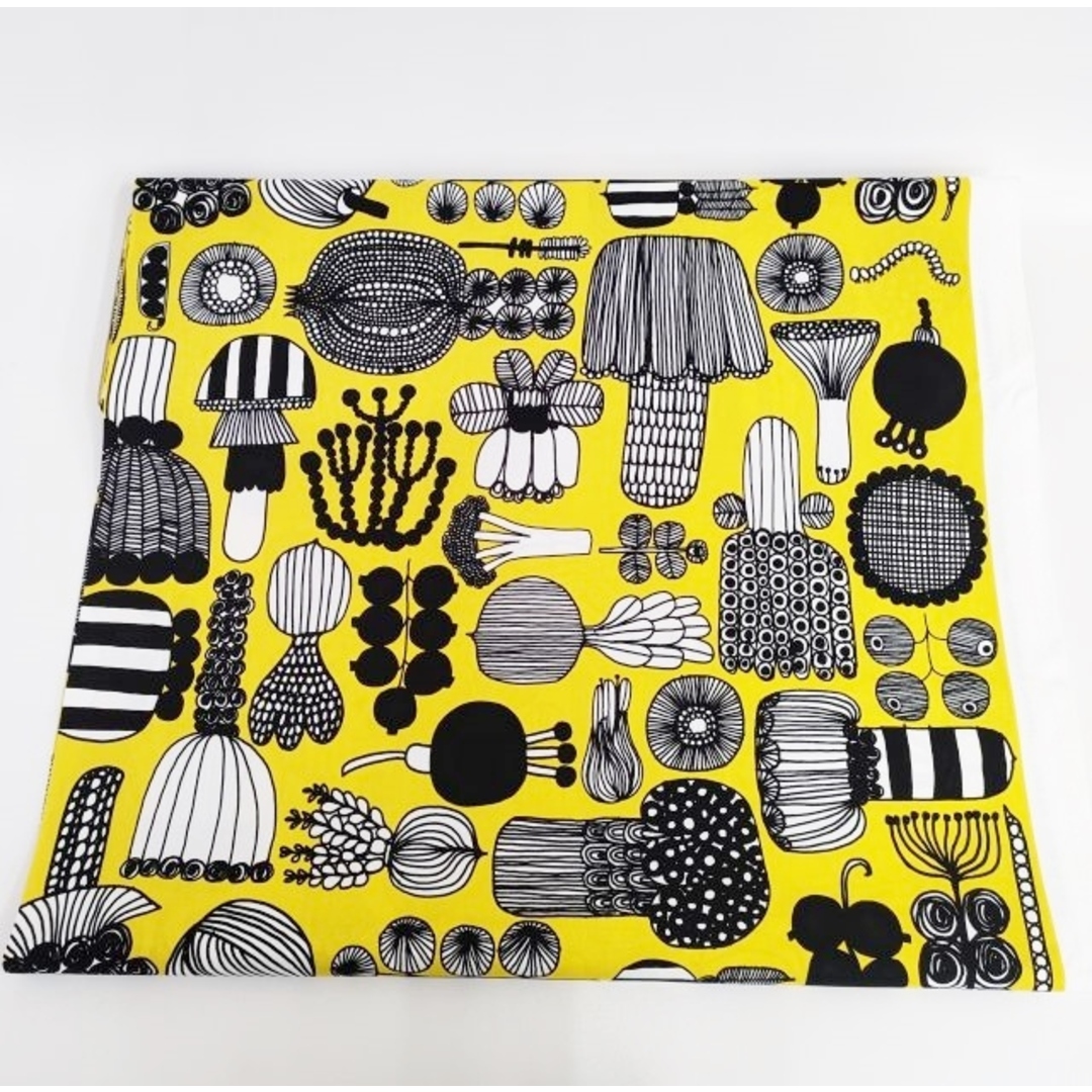 marimekko(マリメッコ)のmarimekko 未使用 Puutarhurin Parhaat 380×140 コットンファブリック 生地 イエロー レディース マリメッコ【中古】3-1108G◎ ハンドメイドの素材/材料(生地/糸)の商品写真