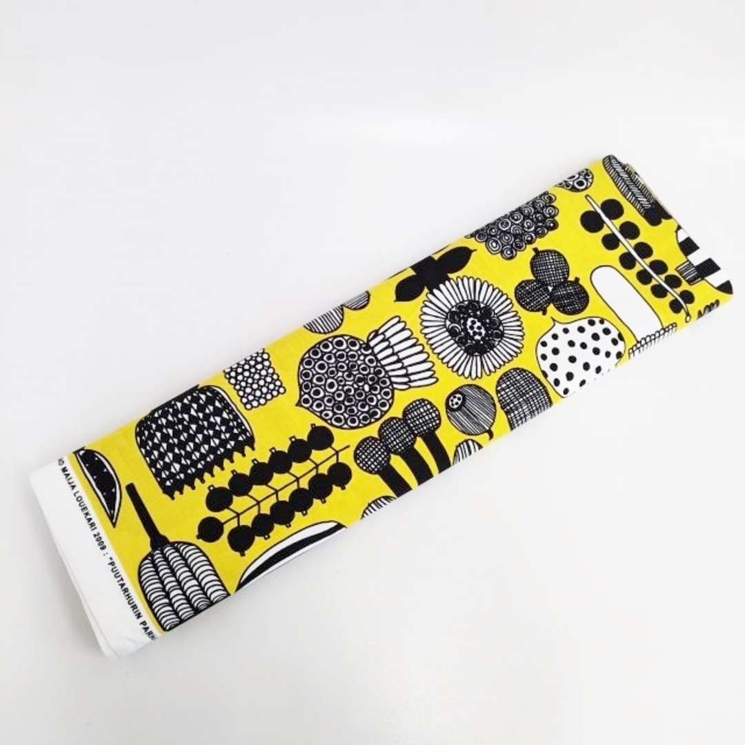 marimekko(マリメッコ)のmarimekko 未使用 Puutarhurin Parhaat 380×140 コットンファブリック 生地 イエロー レディース マリメッコ【中古】3-1108G◎ ハンドメイドの素材/材料(生地/糸)の商品写真