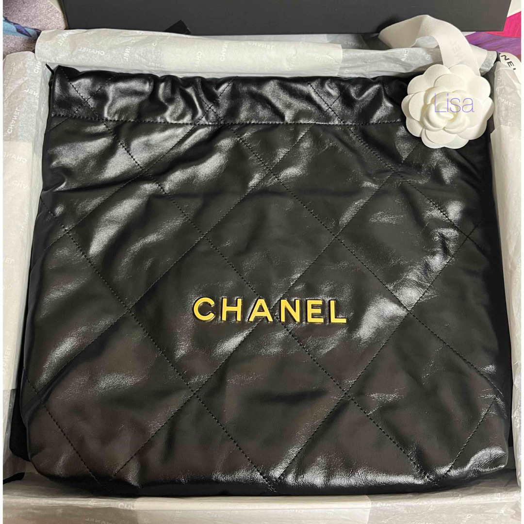 CHANEL - 大人気♡入手困難❣️CHANEL 22 スモール ハンドバッグ 黒