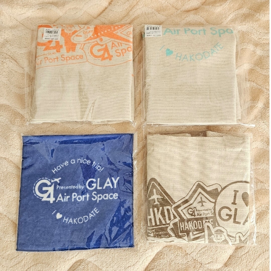 GLAYトートバッグ3点セット　ハンドタオルおまけつき