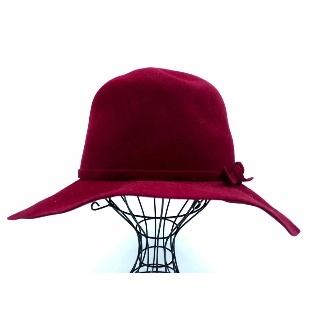DKNY(ダナキャランニューヨーク)のDKNY ダナキャランニューヨーク ウール100% ハット ボルドー ◇■ レディース レディースの帽子(ハット)の商品写真