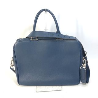 ルイヴィトン(LOUIS VUITTON)のルイヴィトン LOUIS VUITTON アルマンド MM M54380 2WAY ショルダーバッグ ハンドバッグ 斜め掛け ブリーフケース ビジネスバッグ トリヨンレザー ネイビー(ビジネスバッグ)