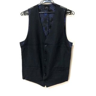 【極美品】 ポールスミス  ベスト  ジレ  M  黒  コイン柄