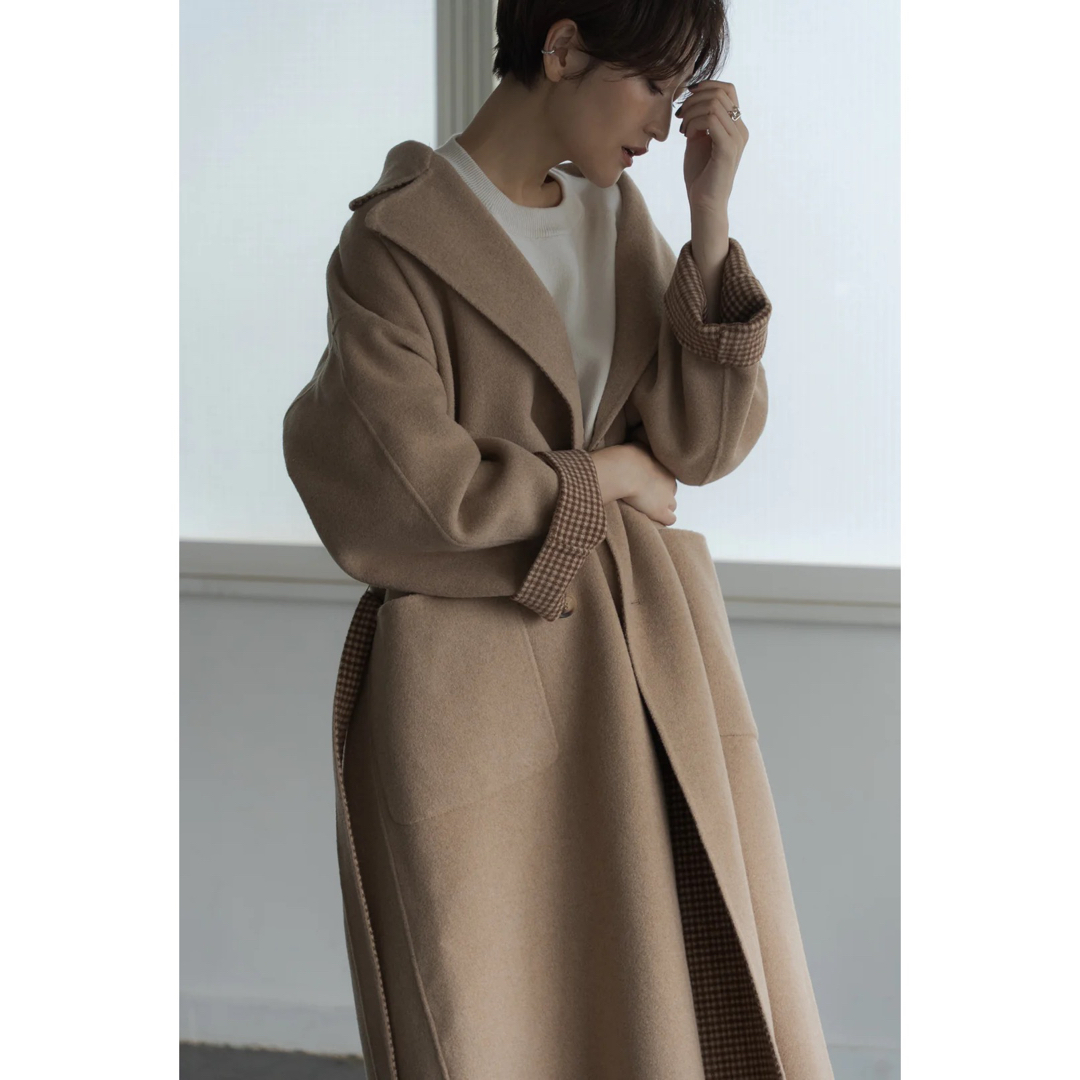 ロングコートregleam リバーシブルコート 美品 - ロングコート ロングコートregleam リバーシブルコート 美品 - ロングコート