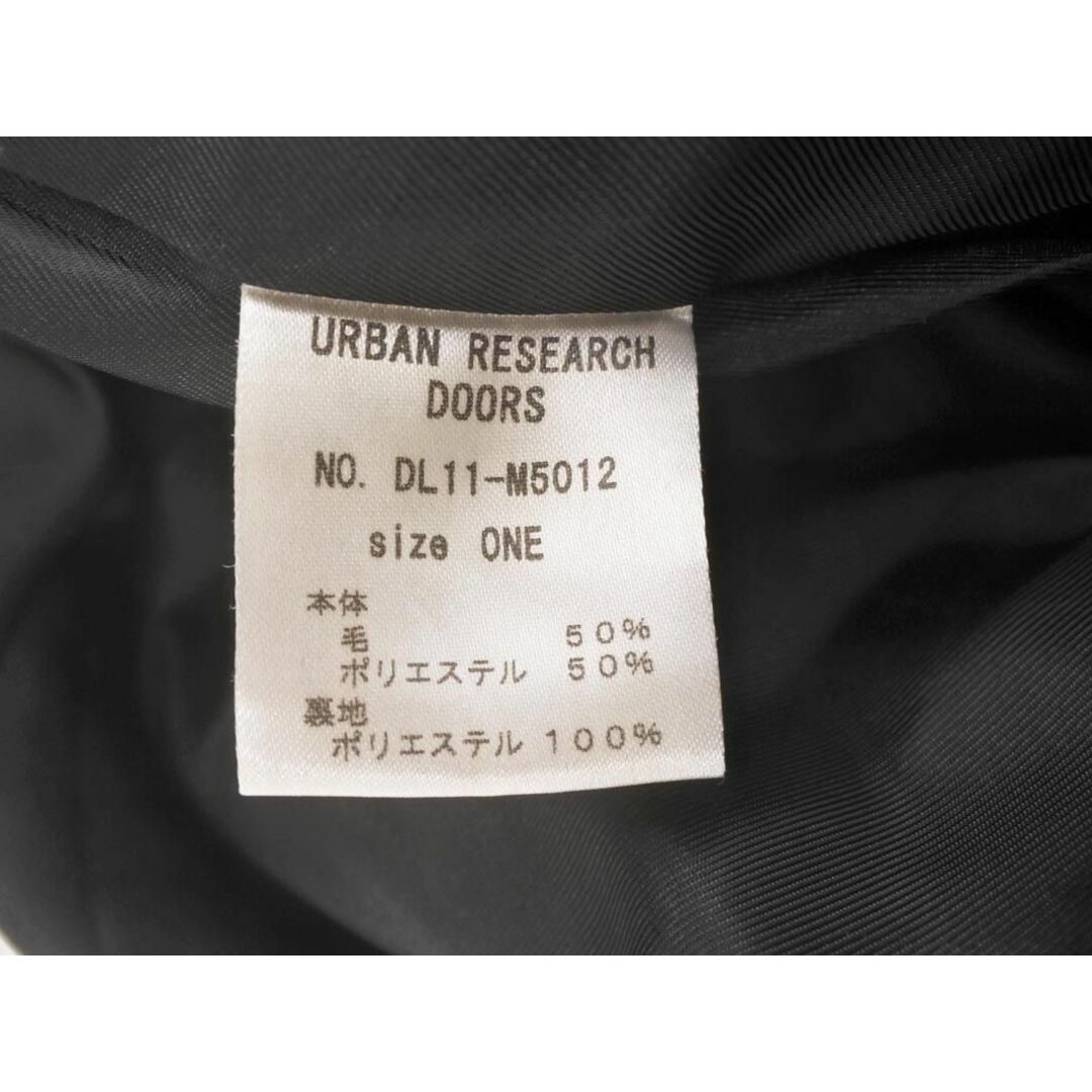 URBAN RESEARCH(アーバンリサーチ)のアーバンリサーチドアーズ ウール混 ダッフル コート sizeONE/黒 ◆■ レディース レディースのジャケット/アウター(ダッフルコート)の商品写真