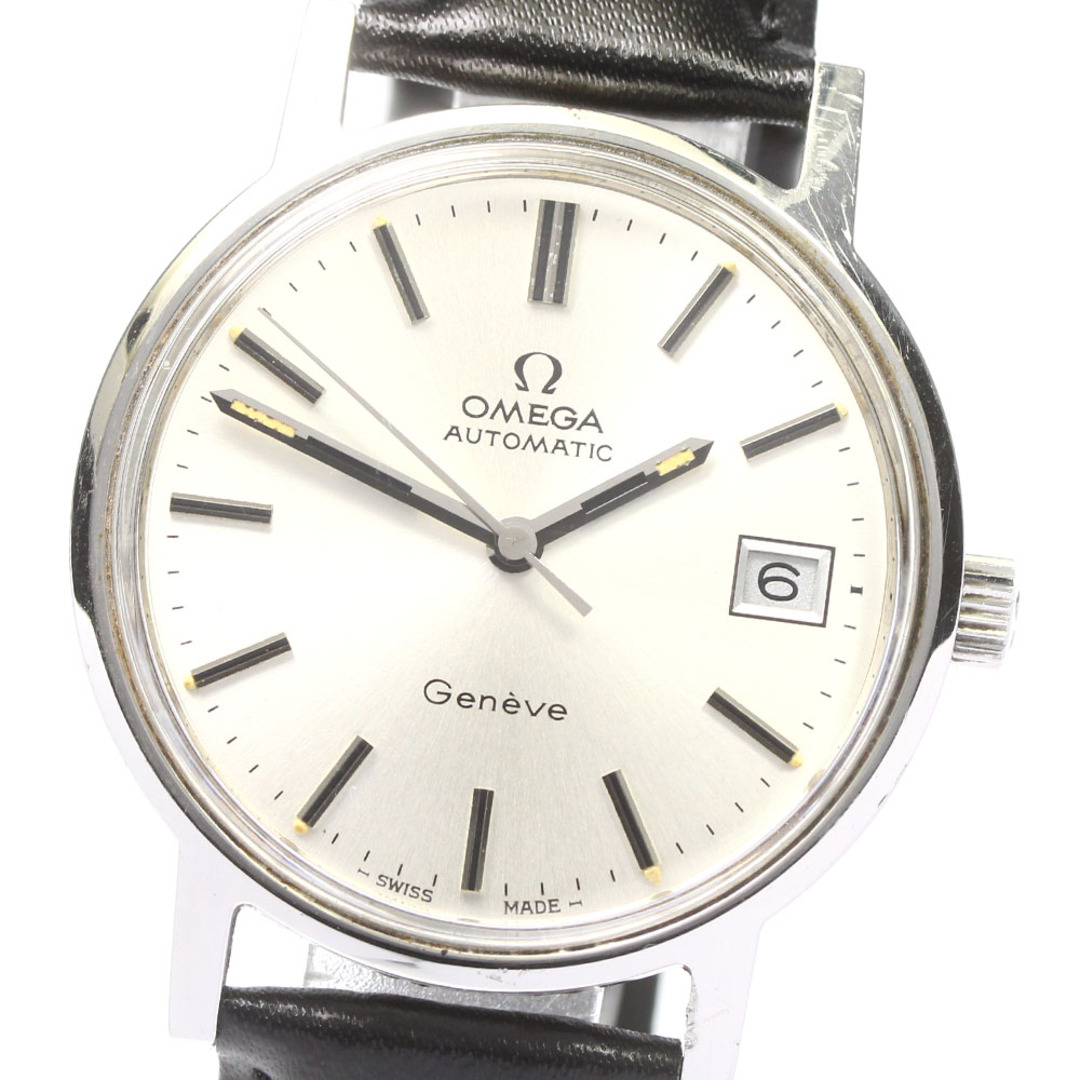 OMEGA ジュネーブ Cal.1012  自動巻  デイト シルバー 超美品