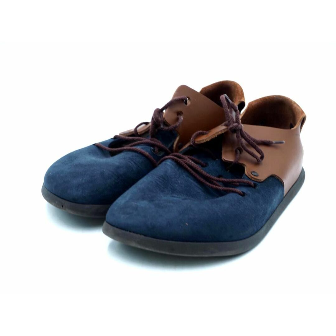 BIRKENSTOCK(ビルケンシュトック)のビルケンシュトック MONTANA モンタナ スウェード レザー シューズ size38（24.5cm）/紺ｘ茶 ■■ レディース レディースの靴/シューズ(その他)の商品写真