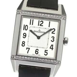 ジャガールクルト(Jaeger-LeCoultre)のジャガー・ルクルト JAEGER-LECOULTRE 236.8.47 レベルソ スクアドラ ベゼルダイヤ クォーツ メンズ _775848(腕時計(アナログ))