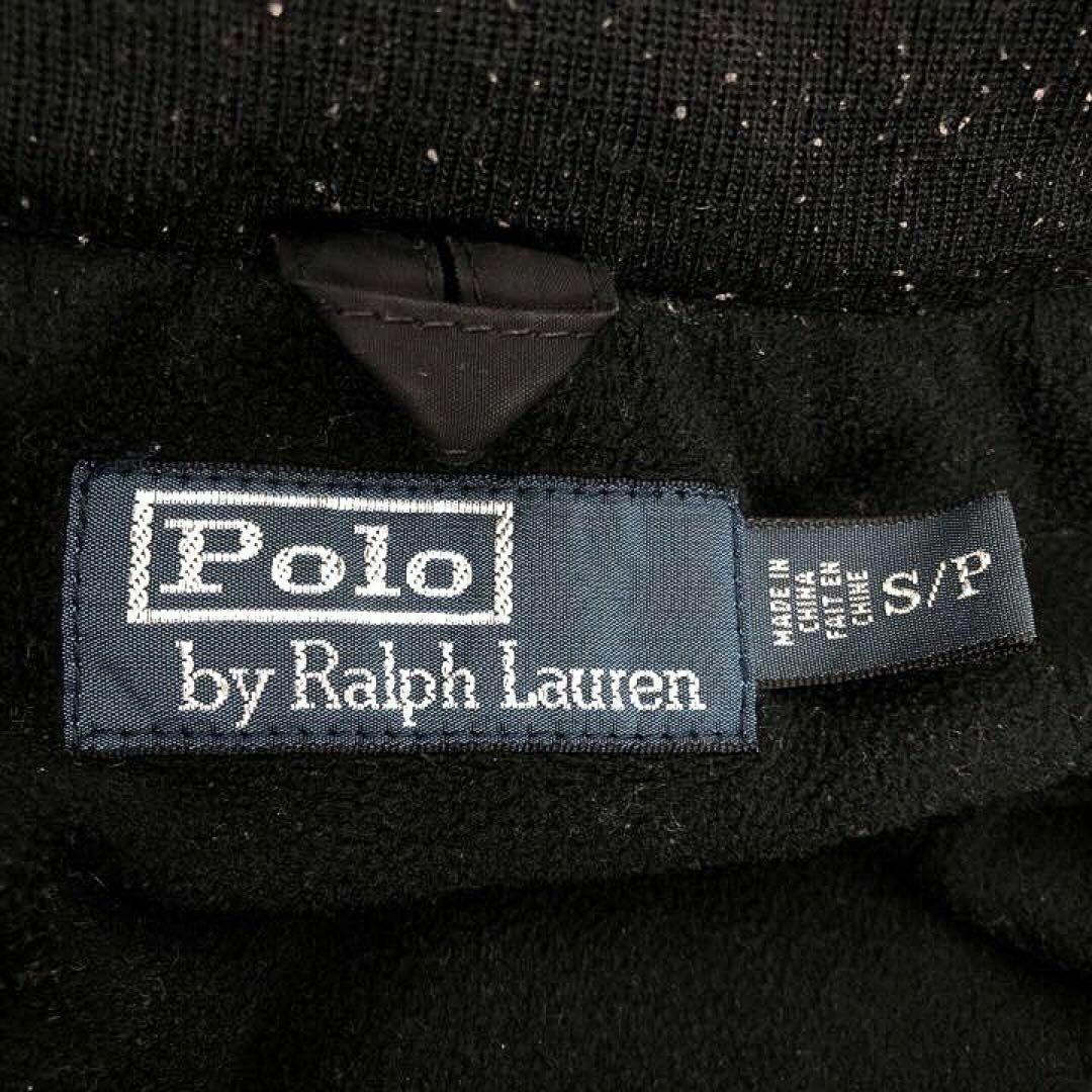Ralph Lauren(ラルフローレン)のラルフローレン 刺繍ポニーロゴ ブルゾン ナイロンジャケット ユニセックス 黒 メンズのジャケット/アウター(ブルゾン)の商品写真
